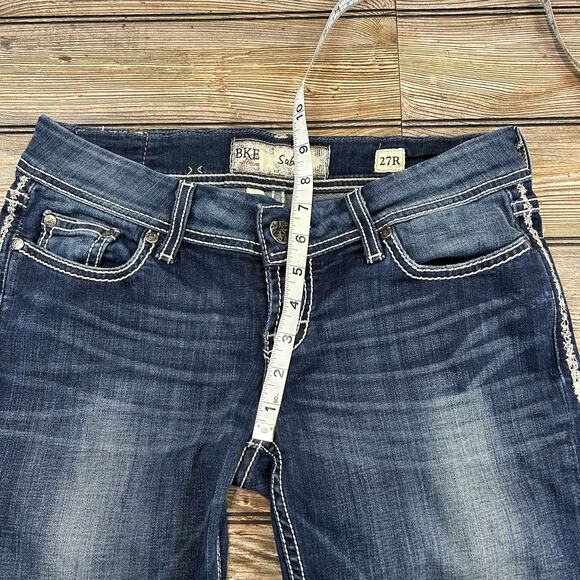 Vintage Y2k BKE Sabrina Straight Low-Rise Jeans Size 27 - Picture 8 of 9
